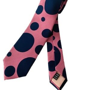 Fairfax Exclusive For Barneys New York Men’s 100% Silk Neck Tie Pink Black